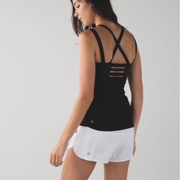 lululemon athletica Tops - Lululemon Happy Strappy Workout Tank Top 
Black